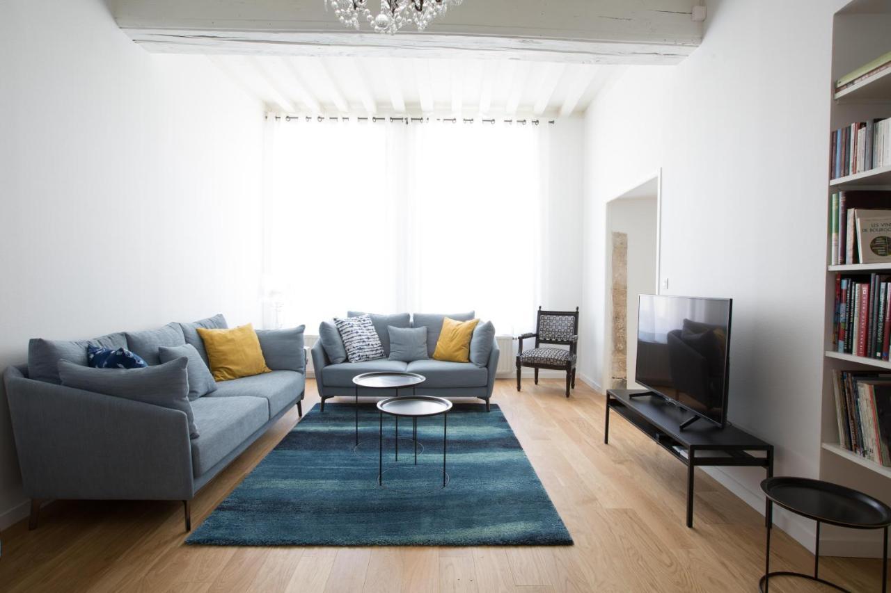 L'Aubertine - Appartement Hypercentre Avec Terrasse ボーヌ エクステリア 写真