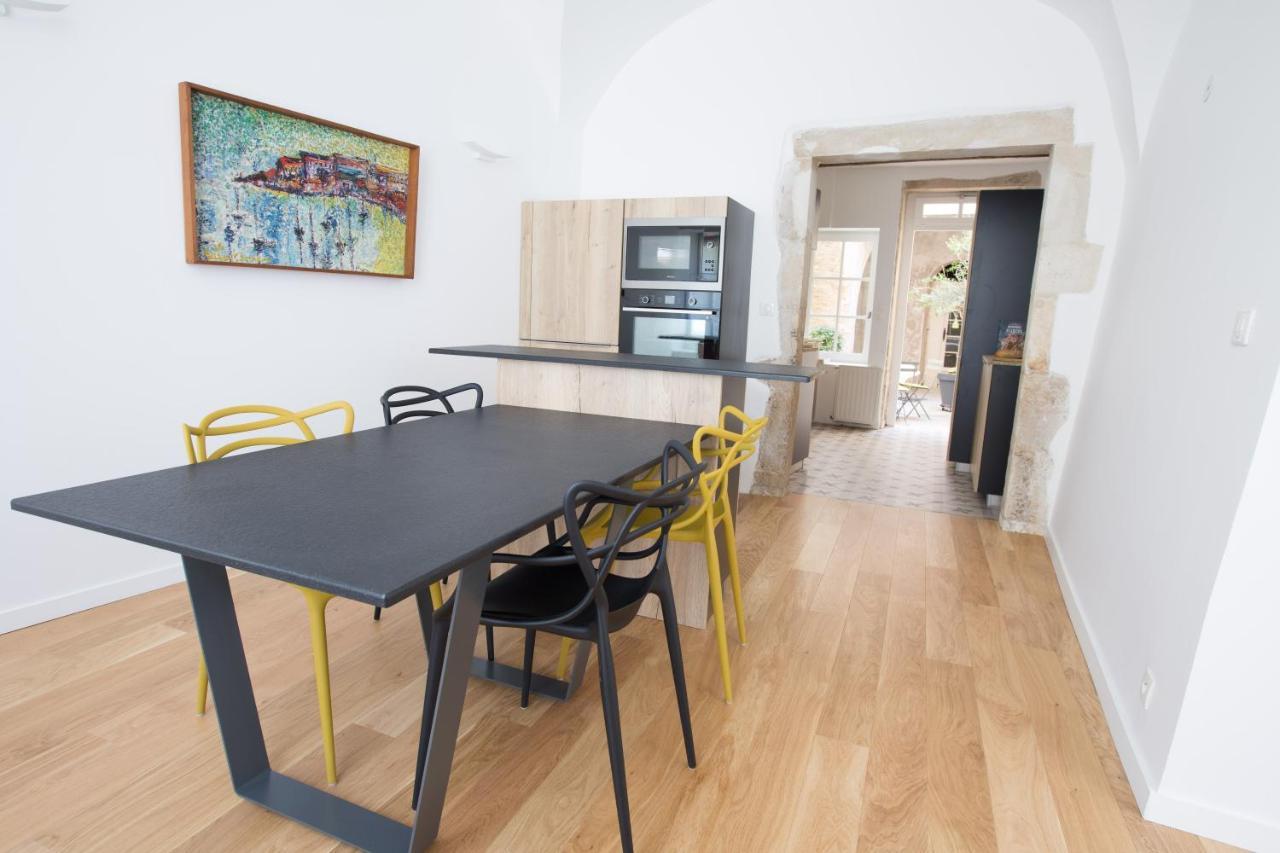 L'Aubertine - Appartement Hypercentre Avec Terrasse ボーヌ エクステリア 写真
